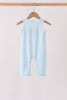 Blue Candy Cane Embroidery Gingham JonJon