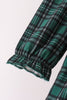 Forest Plaid Smocked Pants Set