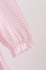 Pink Nutcracker Smocked Ruffle Dress