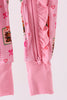 Pink Snowman Ruffle Bamboo Romper