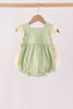 Green Princess Frog Embroidery Ruffle Bubble