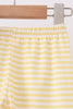 Royal Blue Character Embroidery Ruffle Pants