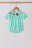Green Character Smocked Bubble