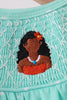 Green Character Smocked Bubble