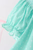 Green Character Smocked Ruffle Pants Set