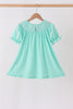Green Character Smocked Dress
