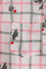 Red Holly Button Down Shirt