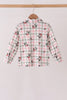 Red Holly Button Down Shirt