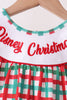 Red Character Embroidery Gingham Bloomer Set