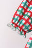 Red Character Embroidery Gingham Bloomer Set