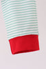 Red Farm Embroidery Pants Set