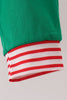 Red Nutcracker Embroidery Stripe Pants Set