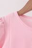 Pink Christmas Embroidery Dress