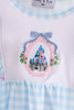 Blue Castle Embroidery Ruffle Bubble