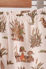 Brown Duck Embroidery Ruffle Pants Set