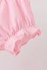Pink Character Bow Embroidery Bloomer Set