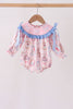 Pink Character Bow Embroidery Bubble