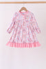 Pink Character Ruffle Bamboo Dress