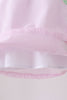 Pink stripe watermelon embroidery seersucker bloomer set