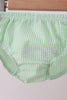 Red stripe watermelon embroidery seersucker bloomer set
