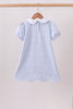Blue School Applique Dress