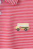 Red School bus Polo Set