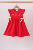 Red School bus Bow Dress