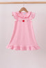 Pink Apple Ruffle Dress