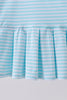 Bow Collar Apple Embroidery Dress