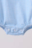 Blue Apple Smocked Bubble