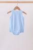 Blue Apple Smocked Bubble