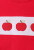 Red Apple Applique Top
