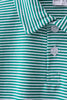 Green Stripe Polo Set