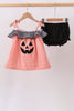 Orange Jack-O-Lantern Bloomer Set