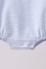 Green duck embroidery stripe bubble