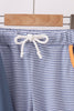 Teal pumpkin embroidery pants set