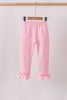 Pink ruffle pants