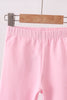 Pink ruffle pants