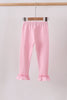 Pink ruffle pants