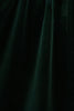 Forest velvet Ruffle Dress