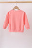 Pink Floral Bow Embroidery Top