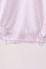 Pink dot turkey embroidery ruffle bubble