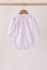 Pink dot turkey embroidery ruffle bubble