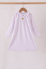 Pink dot turkey embroidery dress