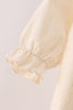 Beige turkey embroidery romper