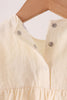 Beige turkey embroidery romper