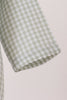 Beige turkey embroidery gingham bubble