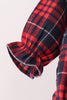 Red plaid bubble