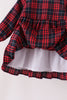 Red plaid dress