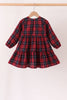 Red plaid dress